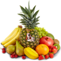 an assortment of fruit